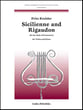 SICILIENNE AND RIGAUDON VIOLIN SOLO cover